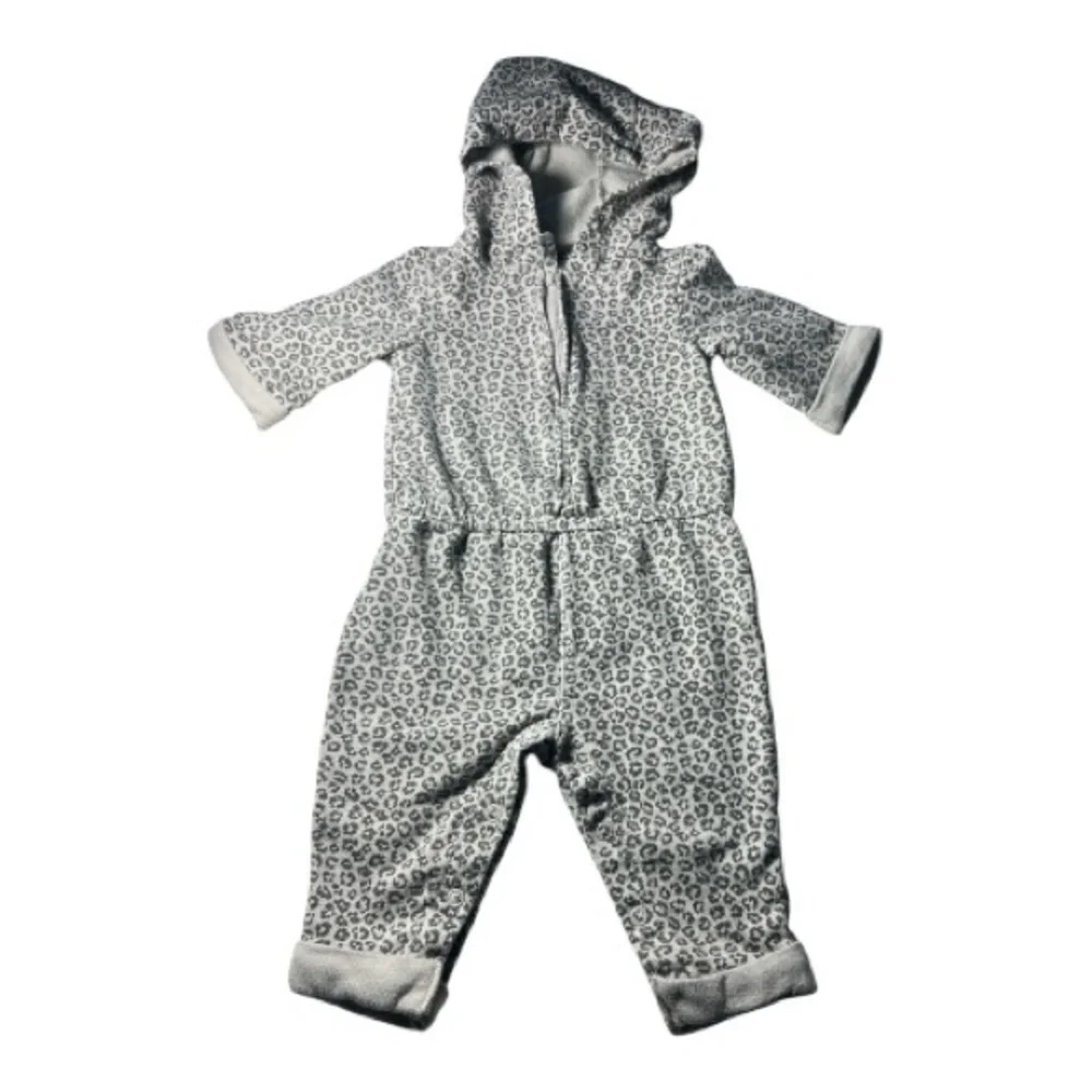 Carter's Gray Baby Jumpsuit with Hood